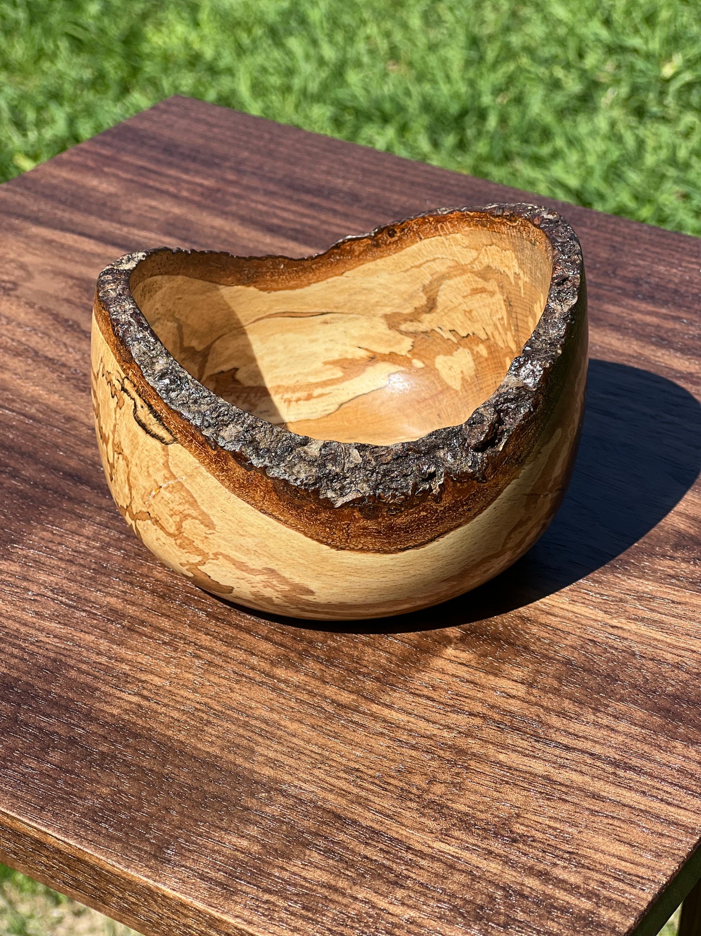 Live Edge Spalted Beech Bowl