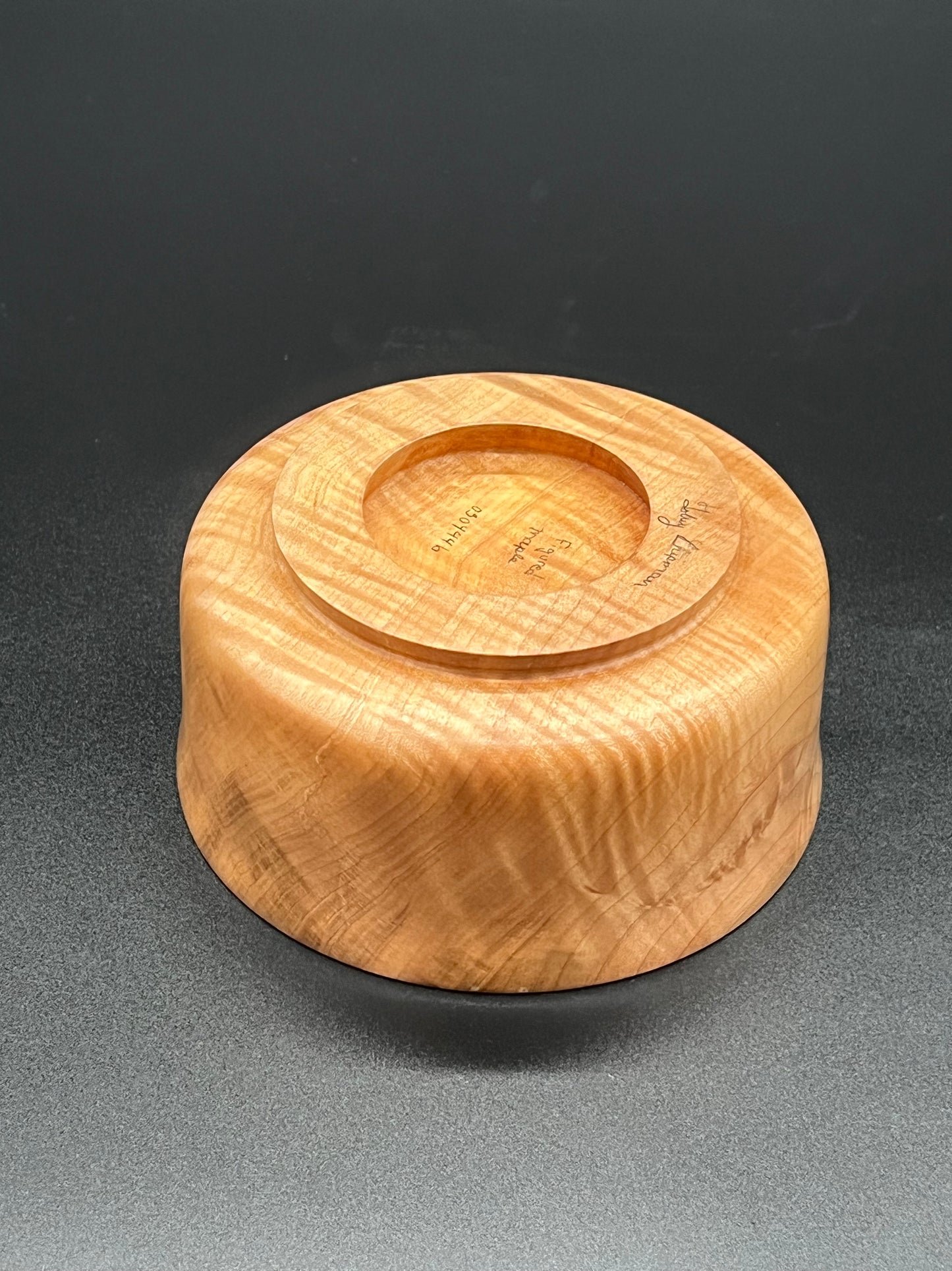 Highly Figured Flame Maple Bowl