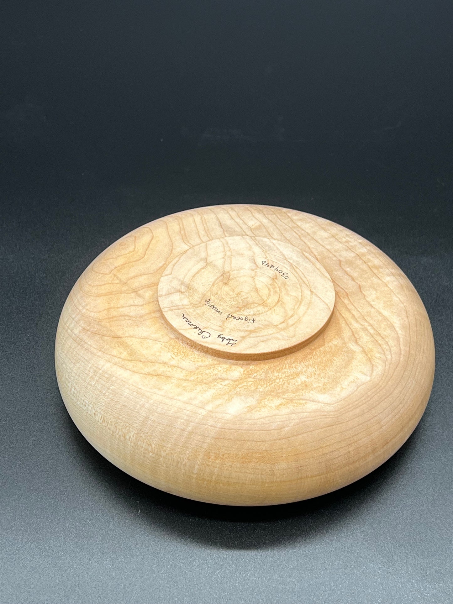 Figured Maple Bowl