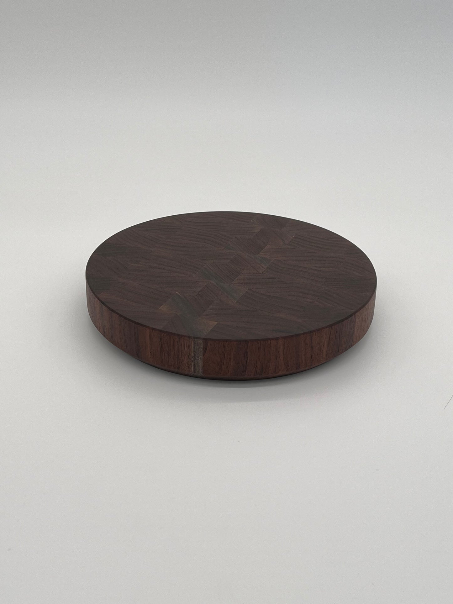 Round end grain chop block